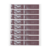 Calm and Bright | Wraparound Return Address Label (Vel)