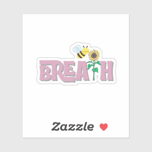 Calm and minimalist Sticker  (Vel)