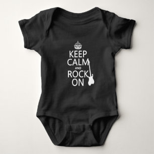 Calm and Rock on (gitaar) (elke kleur) Romper