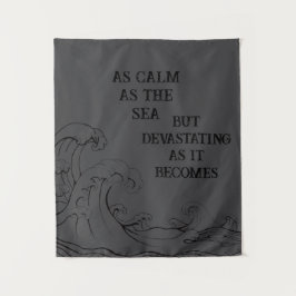 Calm as the Sea Tapestry  Wandkleed