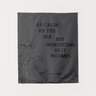 Calm as the Sea Tapestry Wandkleed