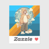 Calm Before the Puff Sticker (Vel)