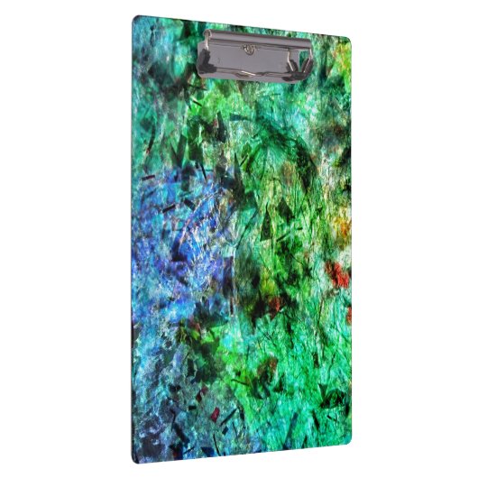 Calm blue abstract clipboard,Dazzling smooth blue  Klembord (Rechts)