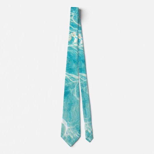 Calm Blue Ocean Wave Stropdas (Voorkant)