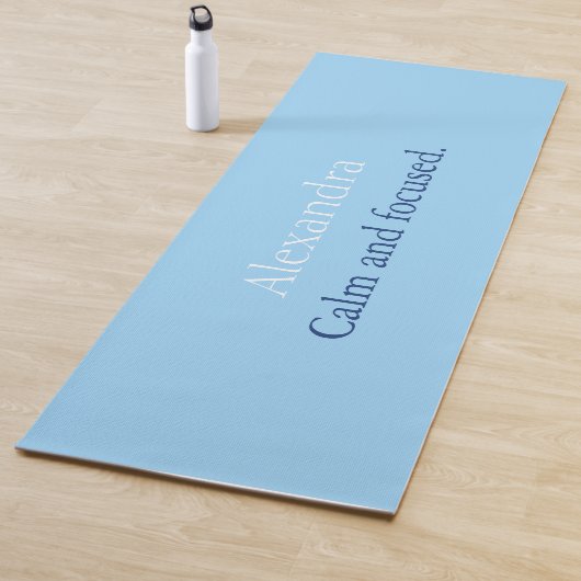 Calm Blue-persoonlijk Yoga Mat (In situ)