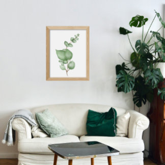 Calm Botanicals Poster – Eucalyptus Leaf Print