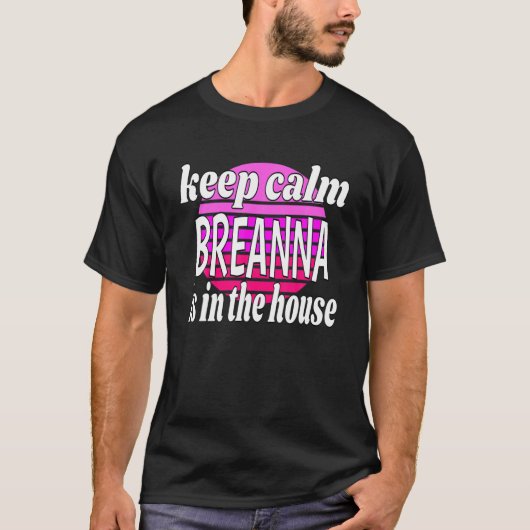 Calm Breanna in het Parlement T-shirt (Voorkant)
