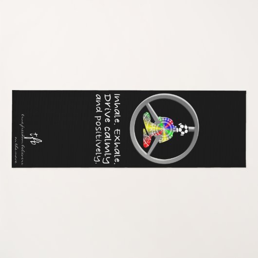 Calm Car Ride Home Lifelike TV Soccer Yogamat (Voorkant (horizontaal))