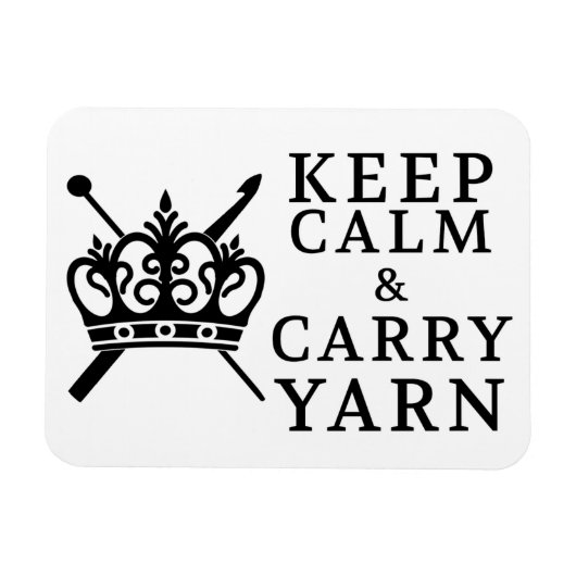 Calm Carry Yarn houden Magneet (Horizontaal)
