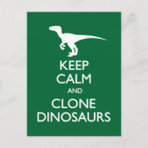 Calm Clone Dinosaurs briefkaart