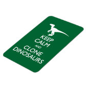 Calm Clone Dinosaurs briefkaart Magneet (Linkerzijde)