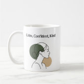 Calm Confidence – Boho Style Mug (Gauche)