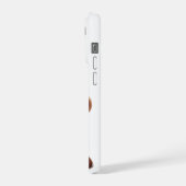 Calm Confidence Monkey – Minimal Phone Case iPhone Hoesje (Linkerkant)