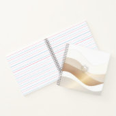 Calm Desert Waves with Fennec Essence | Minimal Se Notitieboek (Binnen)