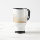 Calm Desert Waves with Fennec Essence | Minimal Se Reisbeker (Voorkant rechts)