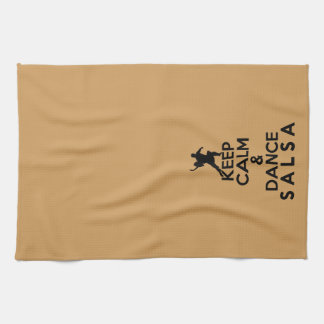CALM- EN DANCE SALSA-cadeau BEHOUDEN Theedoek
