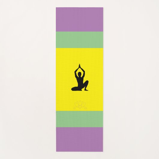 Calm en Serenity Release Yoga Mat (Voorkant)