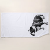 Calm Finds a Seat Strandlaken (Voorkant)