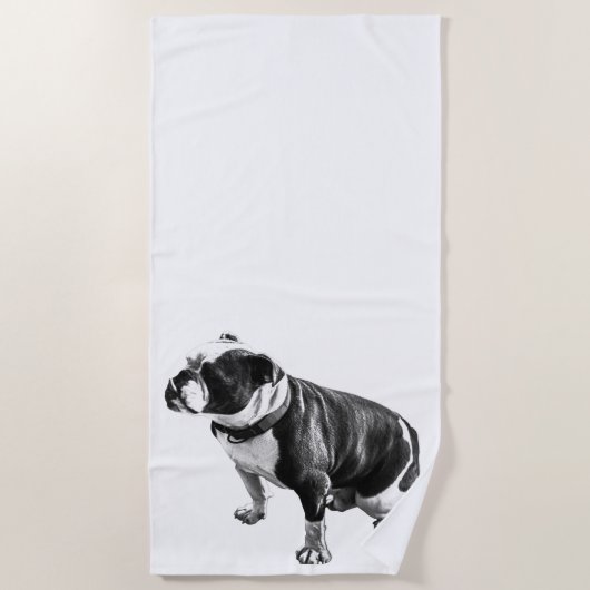 Calm Finds a Seat Strandlaken (Voorkant)