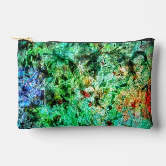 Calm green abstract Cut Sew Bag,Smooth abstract Etui (Voorkant)