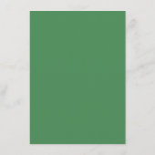 Calm Green Gradient Minimalist Informatiekaartje (Achterkant)