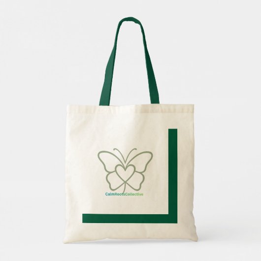Calm & Healing Affirmation Tote Bag (Achterkant)