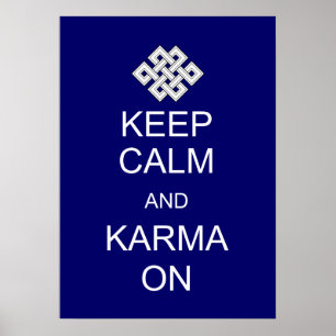 Calm Karma Poster behouden