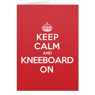Calm Kneeboard Greeting Note Card