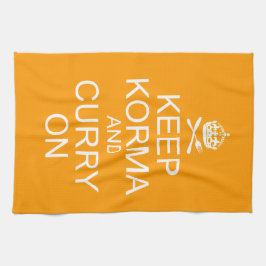 Calm Korma Curry Kitchen Towel houden Theedoek