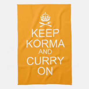 Calm Korma Curry Kitchen Towel houden Theedoek