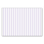 Calm Lavender Minimalist Table Sign Kaart (Achterkant)