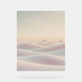 Calm light background with sand dunes (Recto)
