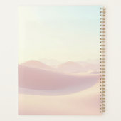 Calm light background with sand dunes planner (Achterkant)