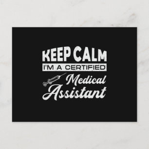 Calm Medical Assistant Doctor Medicijnen verpleegs Briefkaart