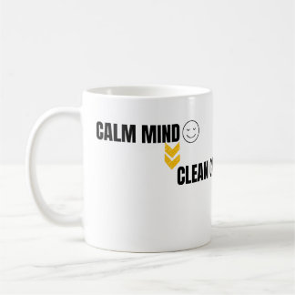 Calm Mind Smart Trading Minimal Chart Art Koffiemok