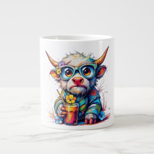 Calm Mood Cup: island Edition Extra Grote Beker (Voorkant)