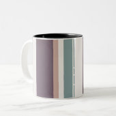 Calm Neutral Stripes – Modern Minimal Mug (Devant gauche)