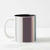 Calm Neutral Stripes – Modern Minimal Mug (Gauche)