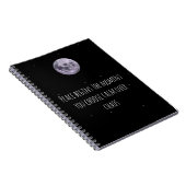 Calm Over Chaos Moon Notebook– Peace Quote Journal (Côté Droit)