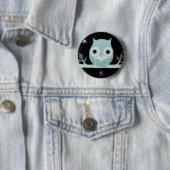 Calm Owl Ronde Button 5,7 Cm (In situ)