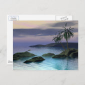 Calm Palms Briefkaart (Voorkant / Achterkant)