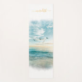 Calm Peaceful Ocean Seashore Sun Naam Yogamat (Voorkant)