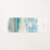 Calm Peaceful Ocean Seashore Sun Naam Yogamat (Voorkant (horizontaal))