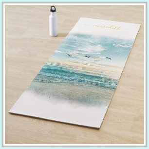 Calm Peaceful Ocean Seashore Sun Naam Yogamat