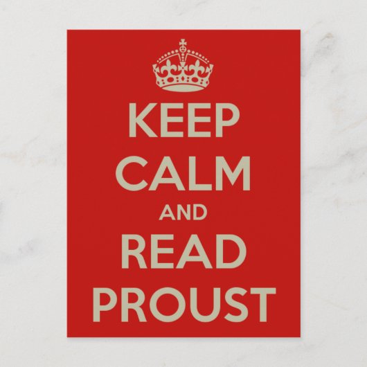 Calm Proust briefkaart behouden (Voorkant)