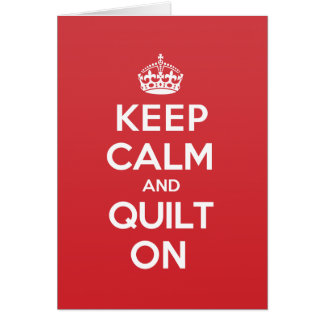 Calm Quilt Greeting Note Card