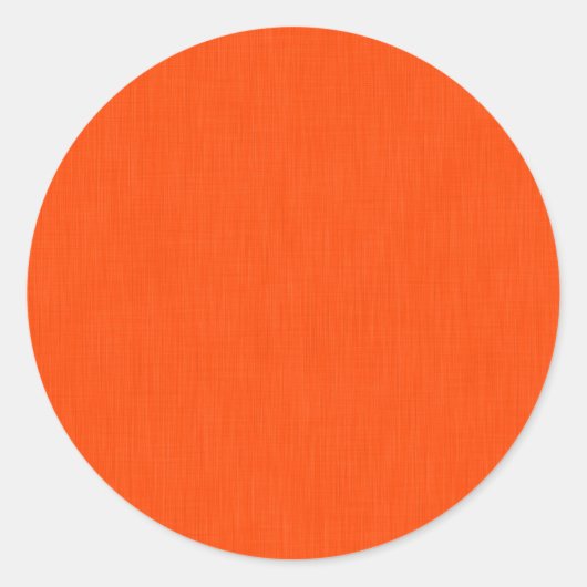 Calm & simple orange textured background  ronde sticker (Voorkant)