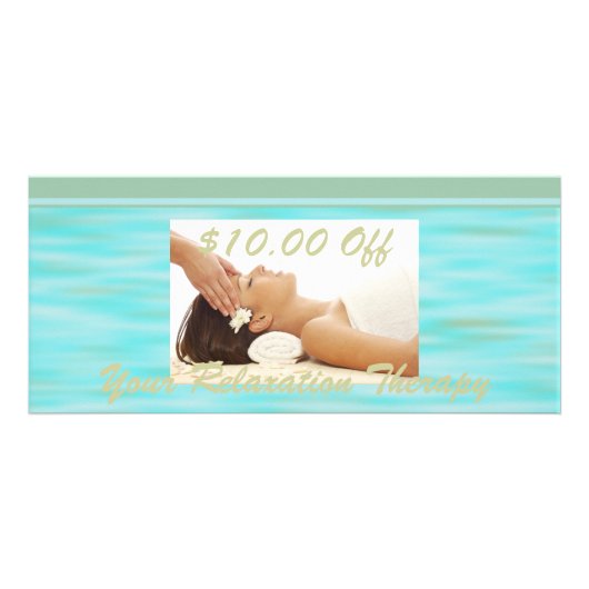 Calm Spa - $ 10,00 uit Reclamekaart (Voorkant)