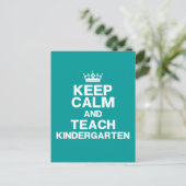Calm Teach Kindergarten Briefkaart houden (Staand voorkant)