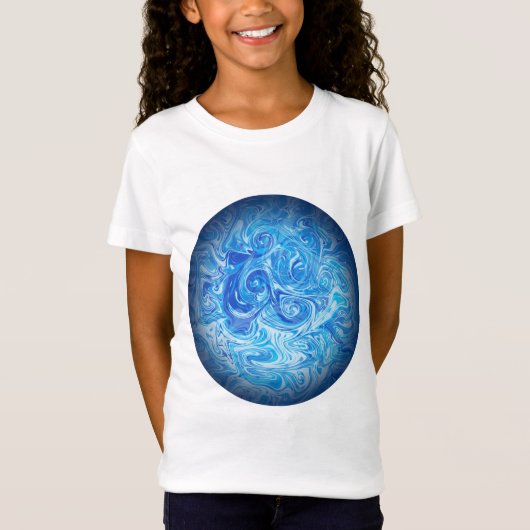 Calm Tide Fluid Art T-Shirt (Devant)